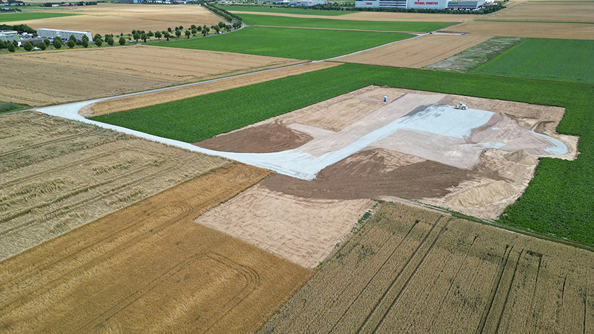 Neue Vestas-Anlage in Mainz-Hechtsheim